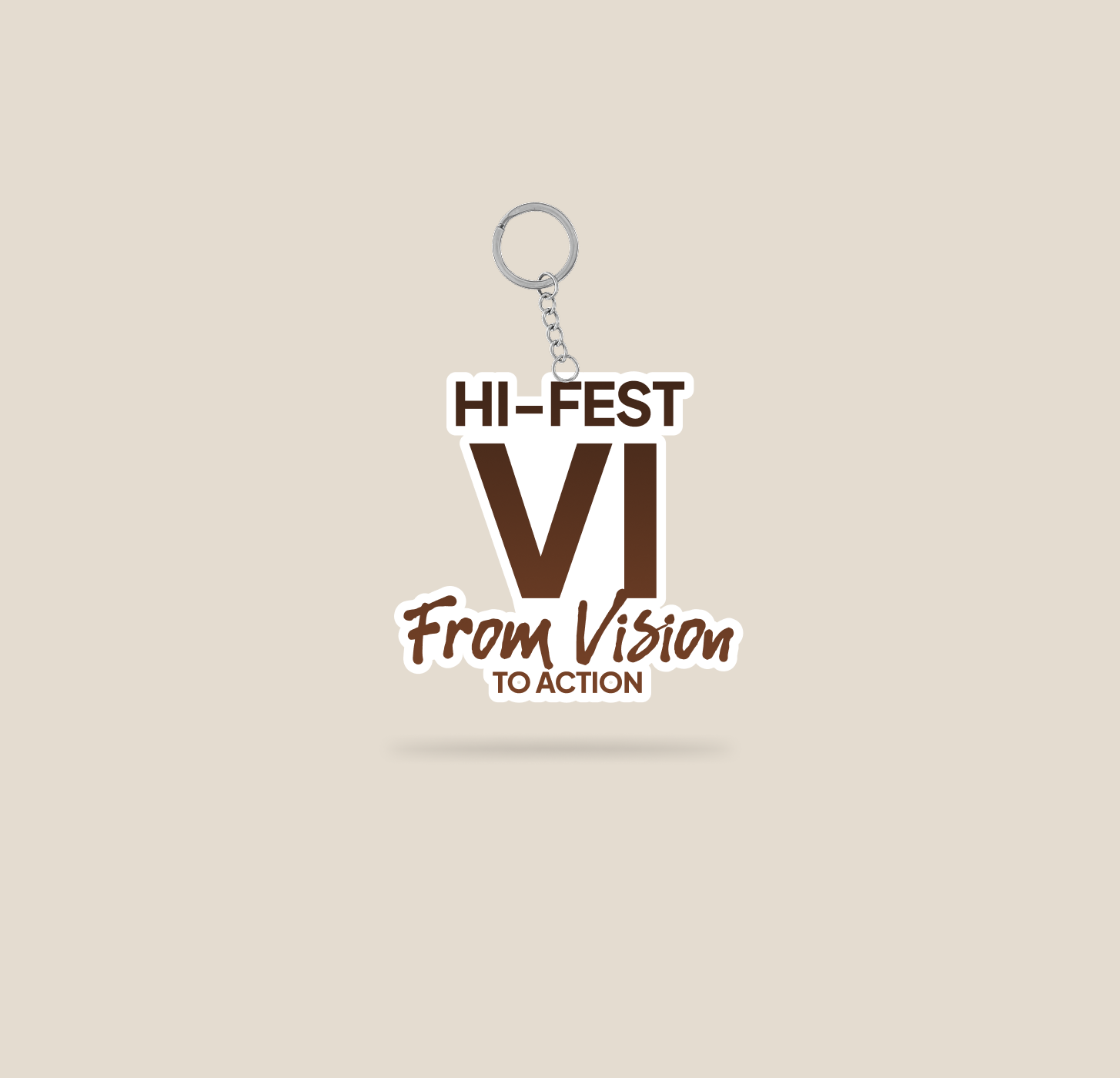Vision To Action Keychain